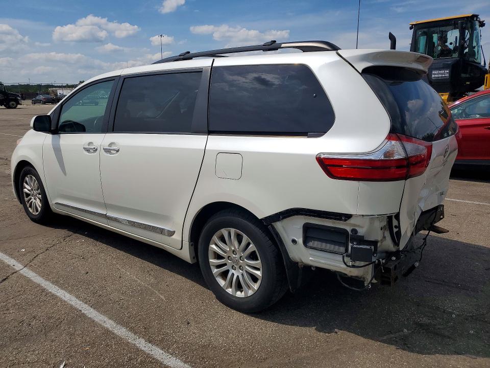 2015 Toyota Sienna VIN 5TDYK3DC5FS684214 COPART salvage auction — REAR END, St - Salvage Title, sold $6,200 on 2026-07-15 (photo 2)