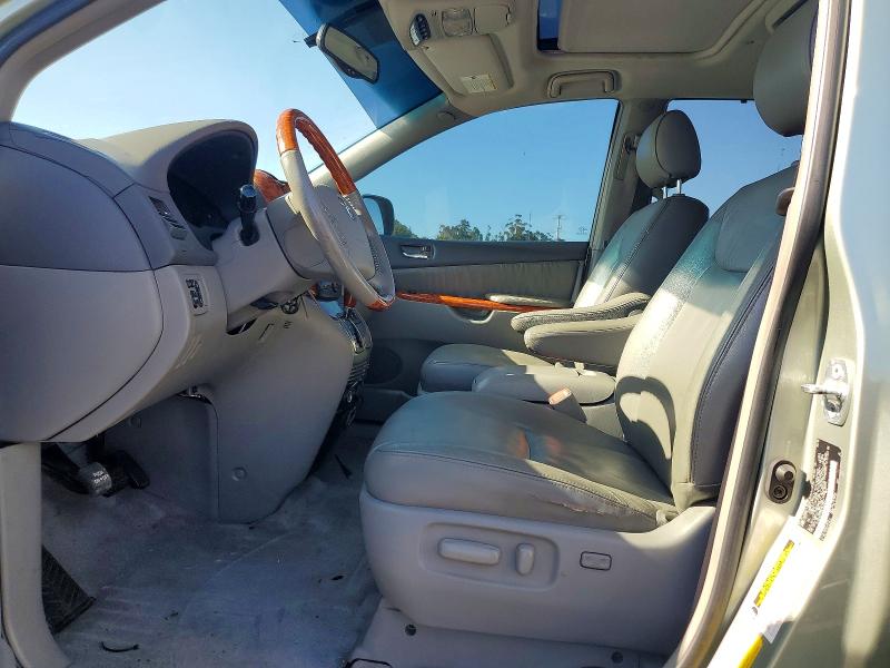 2006 Toyota Sienna VIN 5TDZA22C66S509507 COPART salvage auction — SIDE, CA - SALVAGE CERTIFICATE, sold $1,000 on 2026-07-27 (photo 7)