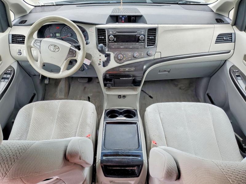 2011 Toyota Sienna VIN 5TDKK3DC3BS095646 COPART salvage auction — FRONT END, NY - MV-907A SALVAGE CERTIFICATE, sold $500 on 2026-07-20 (photo 8)