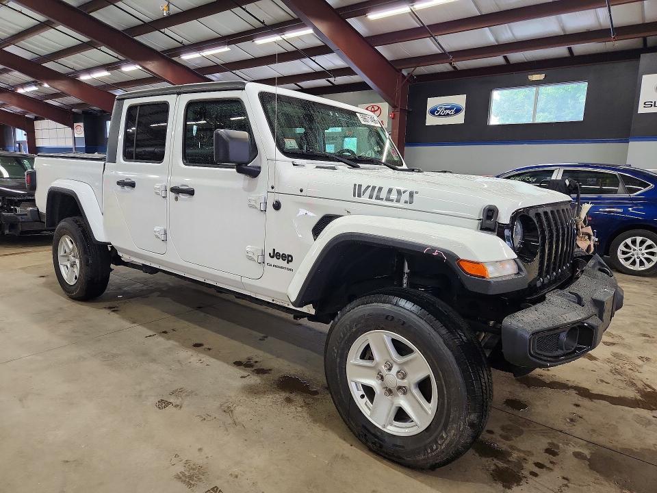 2021 Jeep Gladiator VIN 1C6HJTAG9ML562441 COPART salvage auction — FRONT END, Ma - Cert Of Title-Salvage, sold $12,000 on 2026-08-15 (photo 4)