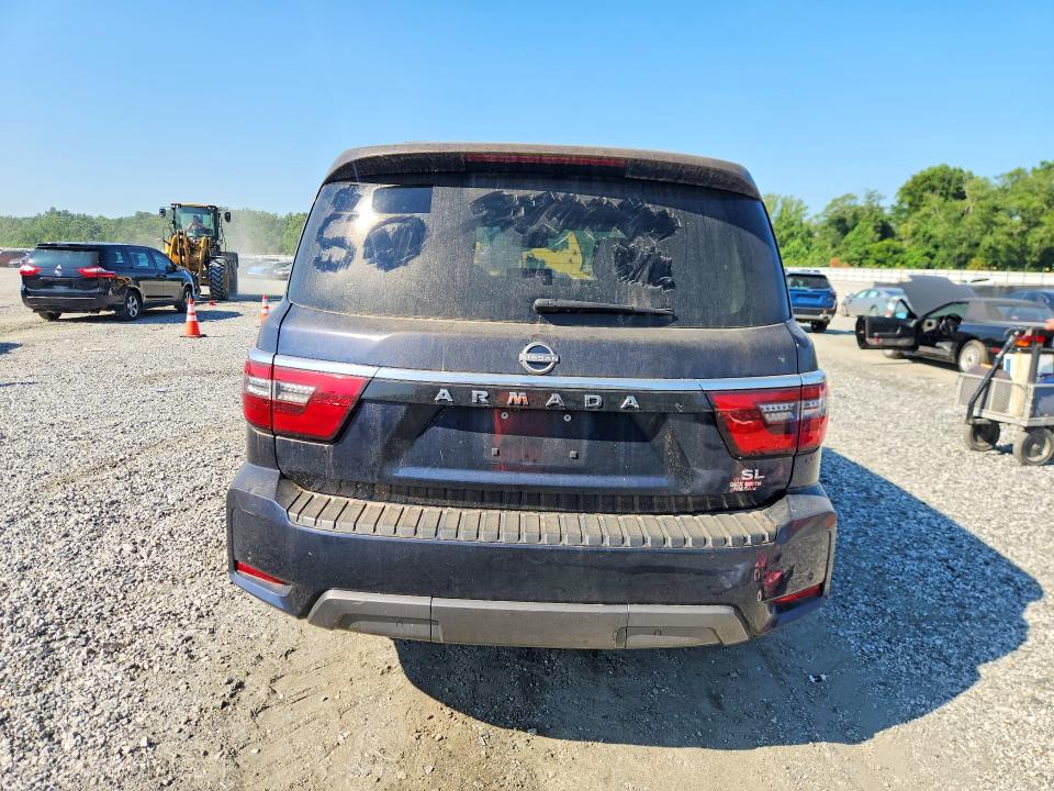 2021 Nissan Armada VIN JN8AY2BA6M9372690 COPART salvage auction — MECHANICAL, Sc - Certificate Of Title (P), sold $12,800 on 2026-07-28 (photo 6)