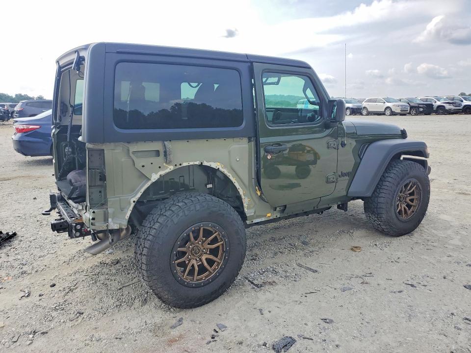 2023 Jeep Wrangler / VIN 1C4HJXAGXPW681554 COPART salvage auction — REAR END, Salvage Title, sold $550 on 2026-07-29 (photo 3)