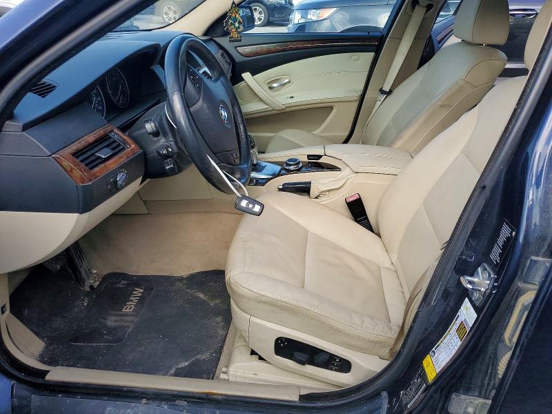 2008 BMW 5 series VIN WBANV935X8CW55194 COPART salvage auction — SIDE, PA - CERTIFICATE OF SALVAGE, sold $625 on 2026-07-09 (photo 7)