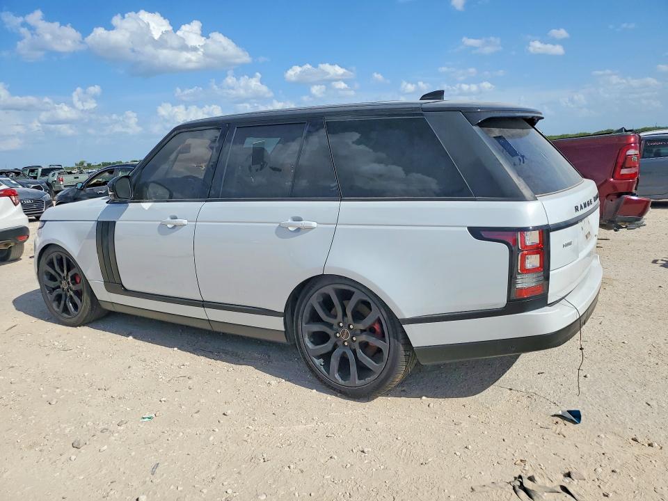 2017 Land rover RANGE ROVER VIN SALGS2FV8HA352619 COPART salvage auction — FRONT END, Tx - Certificate Of Title, sold $7,600 on 2026-07-23 (photo 2)