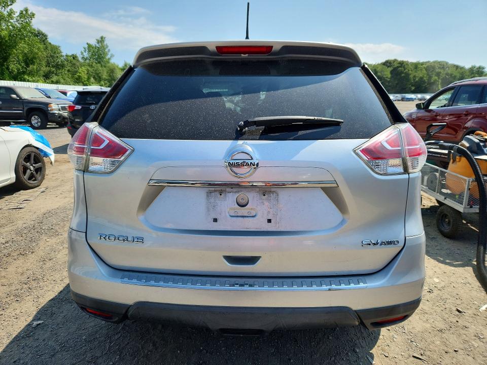 2015 Nissan Rogue VIN KNMAT2MV9FP515284 COPART salvage auction — FRONT END, Ma - Cert Of Title-Reconstrctd Coll, sold $125 on 2026-07-29 (photo 6)