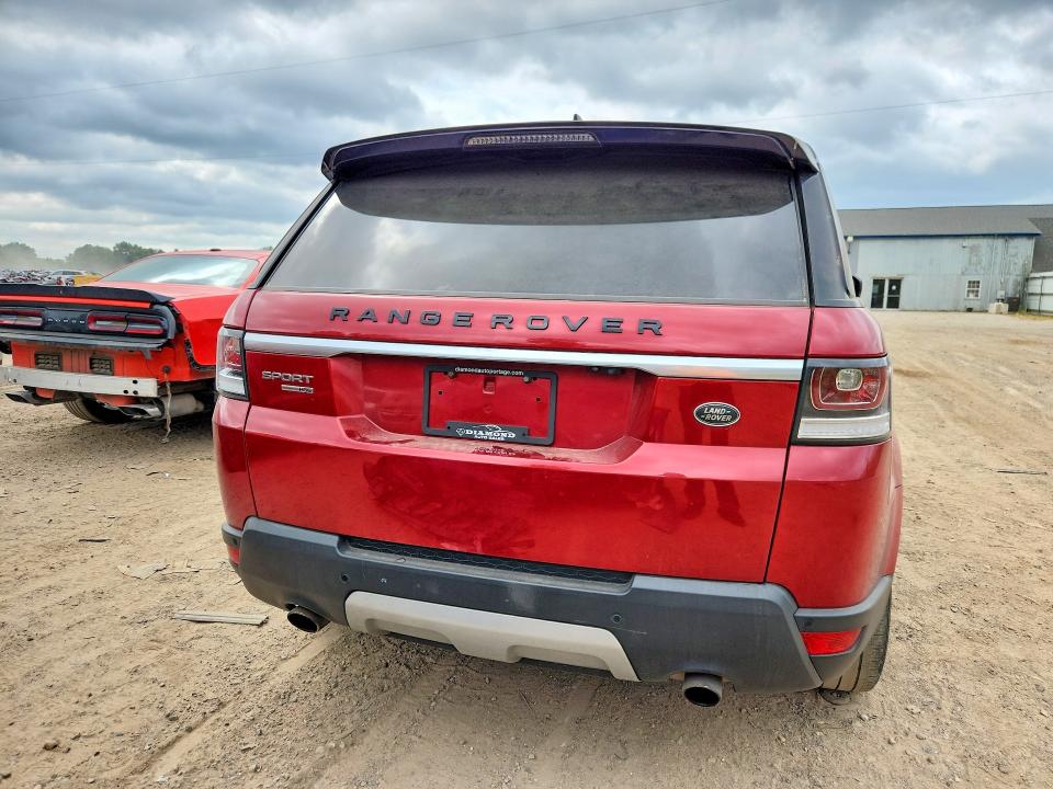 2017 Land rover RANGE ROVER VIN SALWR2FV3HA162461 COPART salvage auction — MINOR DENT/SCRATCHES, Mi - Certificate Of Title, sold $7,500 on 2026-07-22 (photo 6)