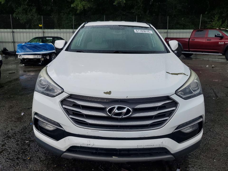 2017 Hyundai Santa fe VIN 5XYZU3LB5HG390593 COPART salvage auction — MECHANICAL, Ga - Certificate Of Title, sold $300 on 2026-07-17 (photo 5)