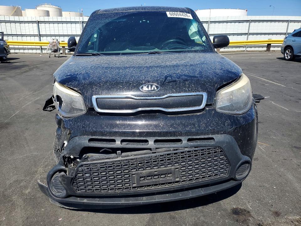2016 Kia Soul VIN KNDJN2A21G7258322 COPART salvage auction — FRONT END, Ca - Salvage Certificate, sold $500 on 2026-07-27 (photo 5)
