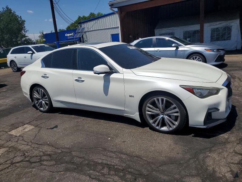 2018 Infiniti Q50 VIN JN1EV7AP6JM360477 COPART salvage auction — FRONT END, CO - DEALER ONLY CLEAN TITLE (P), sold $3,800 on 2026-07-30 (photo 4)