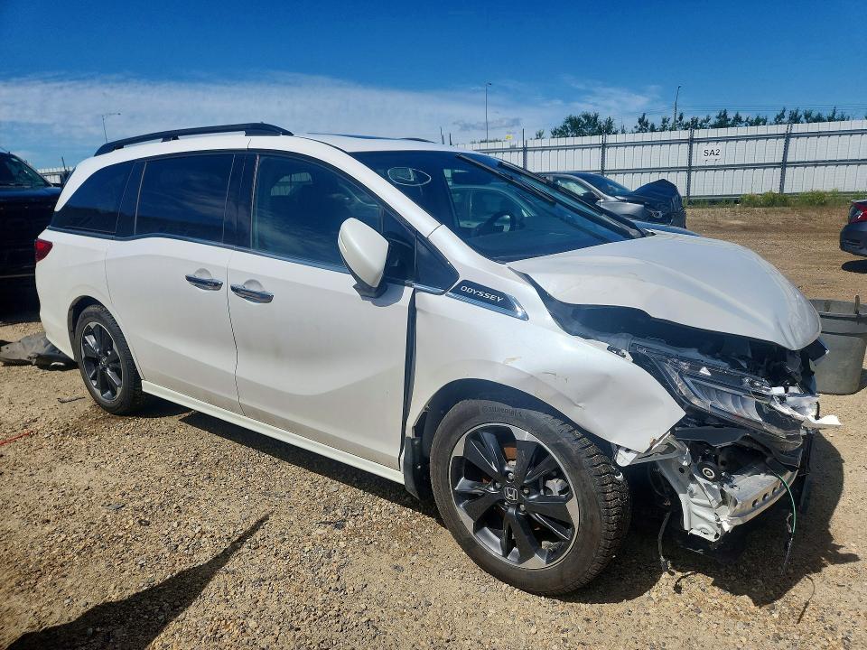 2024 Honda Odyssey VIN 5FNRL6H85RB502500 COPART salvage auction — FRONT END, Ab - Bos - Salvage, sold $8,600 on 2026-07-09 (photo 4)