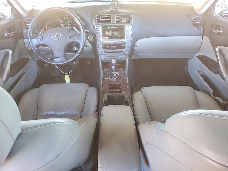 2006 Lexus Is VIN JTHBK262865017582 COPART salvage auction — REAR END, Ca - Salvage Certificate, sold $2,400 on 2026-07-30 (photo 8)