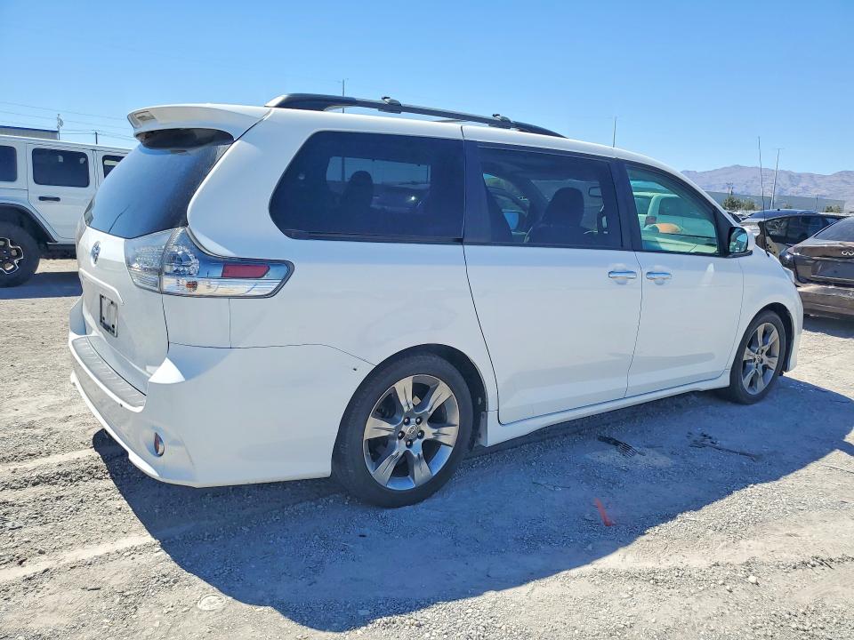 2014 Toyota Sienna VIN 5TDXK3DC0ES447690 COPART salvage auction — MINOR DENT/SCRATCHES, Az - Certificate Of Title, sold $3,850 on 2026-07-16 (photo 3)