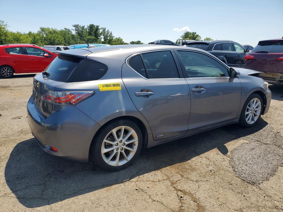 2012 Lexus Ct VIN JTHKD5BHXC2082131 COPART salvage auction — FRONT END, Pa - Certificate Of Salvage, sold $2,250 on 2026-07-31 (photo 3)