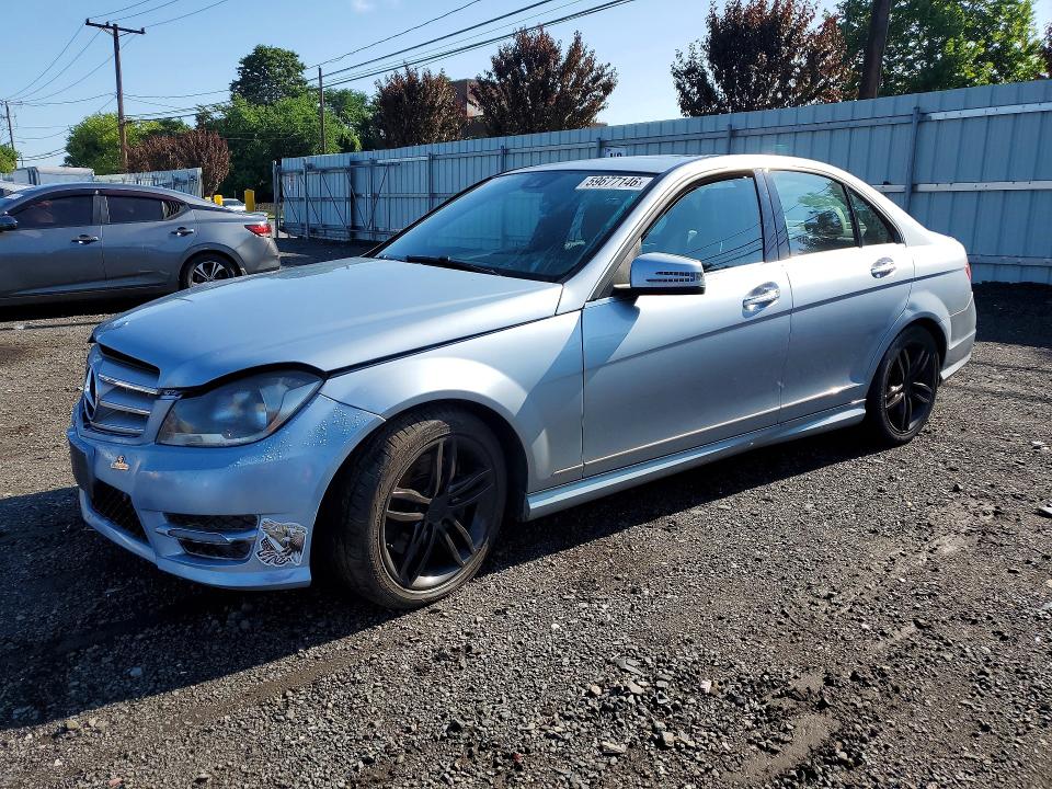 2013 Mercedes-benz VIN WDDGF8AB0DG102896 COPART salvage auction — FRONT END, Ct - Cert Of Title-Salvage, sold $1,150 on 2026-07-14 (photo 1)
