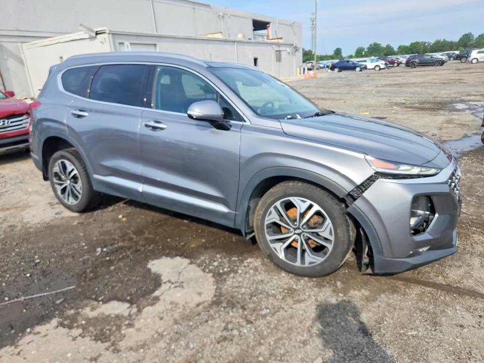 2019 Hyundai Santa fe VIN 5NMS53AA1KH119830 COPART salvage auction — FRONT END, Va - Cert Of Title - Salvage, sold $7,300 on 2026-07-29 (photo 4)