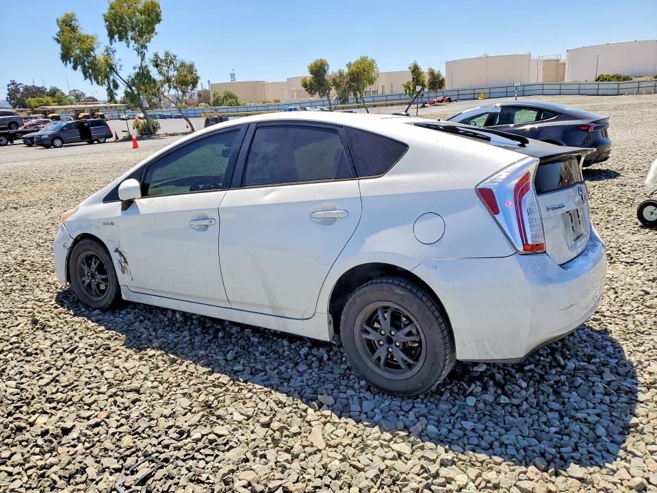 2013 Toyota Prius VIN JTDKN3DU5D5573784 COPART salvage auction — FRONT END, Ca - Salvage Certificate, sold $60 on 2026-07-29 (photo 2)