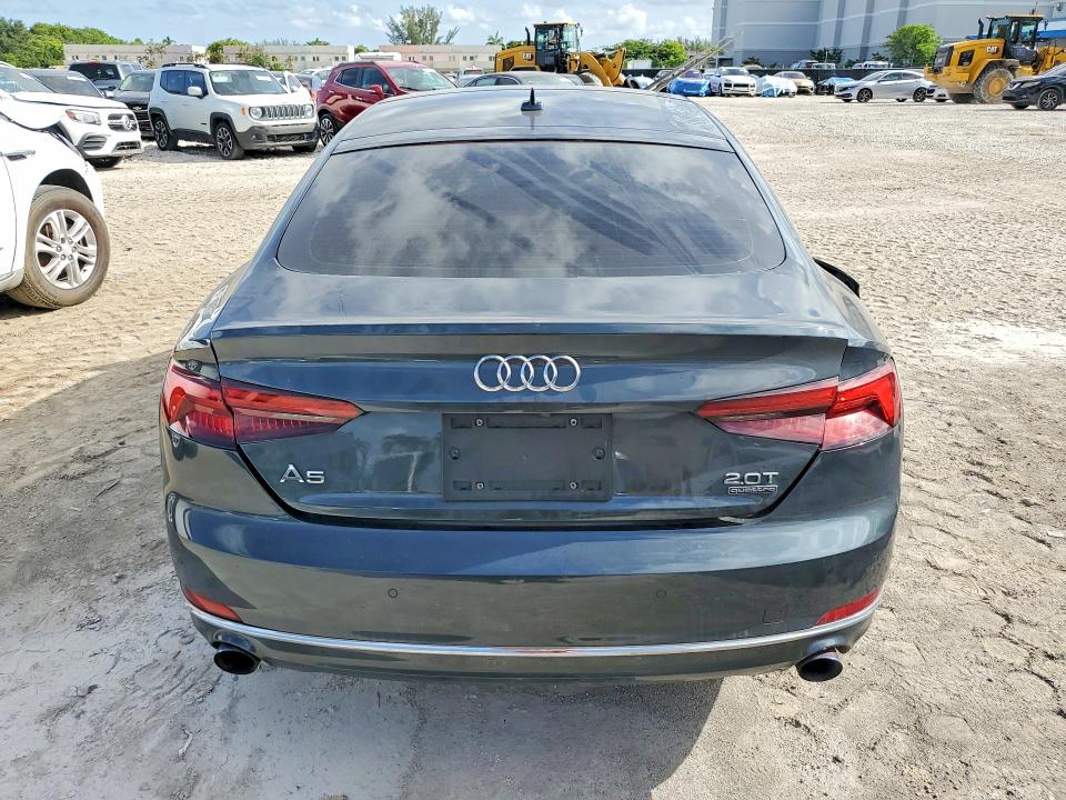 2018 Audi A5 VIN WAUBNCF54JA036068 COPART salvage auction — FRONT END, Ms - Certificate Of Title, sold $275 on 2026-07-28 (photo 6)