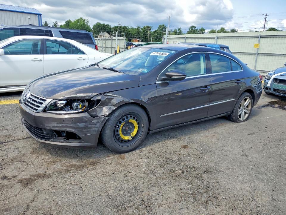 2014 Volkswagen Passat cc VIN WVWBP7AN5EE533401 COPART salvage auction — FRONT END, Pa - Certificate Of Salvage, sold $950 on 2026-08-14 (photo 1)