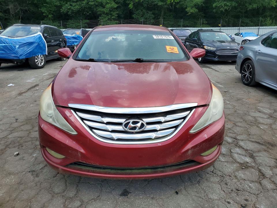 2012 Hyundai Sonata VIN 5NPEC4AC7CH326978 COPART salvage auction — FRONT END, Ga - Certificate Of Title, sold $550 on 2026-07-07 (photo 5)