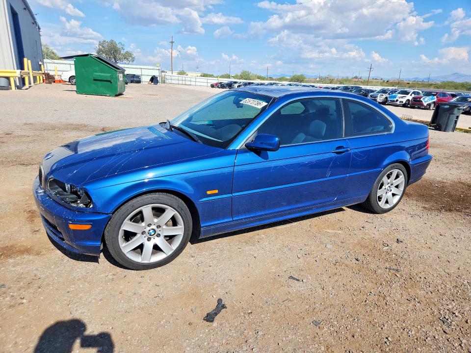 2001 BMW 3er VIN WBABN33441JW59217 COPART salvage auction — FRONT END, Az - Cert Of Title - Salvage, sold $1,650 on 2026-08-07 (photo 1)