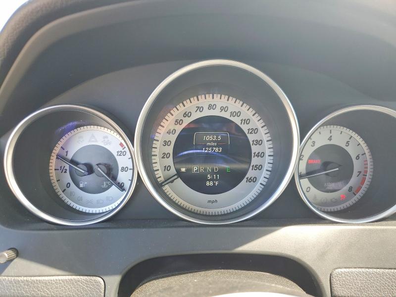 2013 Mercedes-benz C-klasse VIN WDDGF4HB4DG101037 COPART salvage auction — MECHANICAL, Ca - Dis/Dlr/Exp Only Clean Title, sold $525 on 2026-08-04 (photo 9)