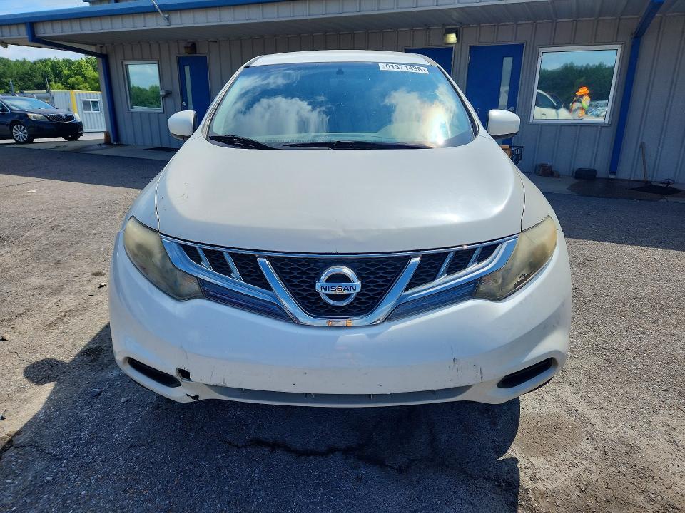 2012 Nissan Murano VIN JN8AZ1MW8CW232981 COPART salvage auction — NORMAL WEAR, Tn - Certificate Of Title (P), sold $225 on 2026-07-21 (photo 5)