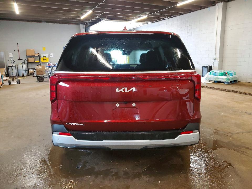 2026 Kia Carnival VIN KNDNB5K31T6611290 COPART salvage auction — FRONT END, IA - CERT OF TITLE-SALVAGE TITLE, sold $8,200 on 2026-08-24 (photo 6)