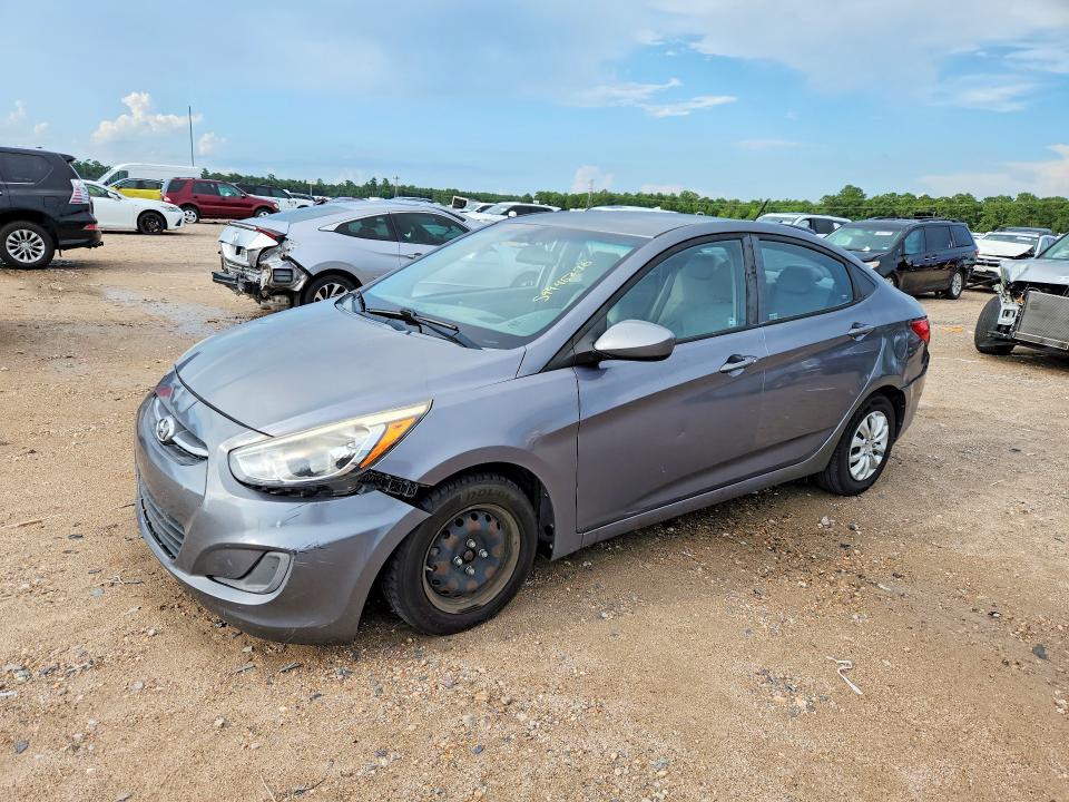 2016 Hyundai Accent VIN KMHCT4AE6GU970584 COPART salvage auction — SIDE, Tx - Salvage Vehicle Title, sold $450 on 2026-07-21 (photo 1)