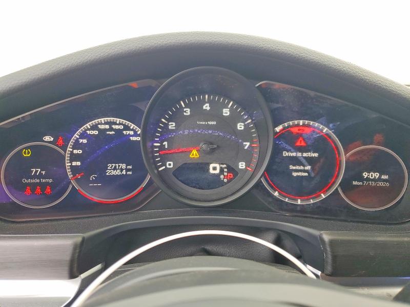 2023 Porsche Panamera VIN WP0AJ2A79PL103581 COPART salvage auction — MINOR DENT/SCRATCHES, CA - DIS/DLR/EXP ONLY CLEAN TITLE, sold $30,000 on 2026-07-29 (photo 9)