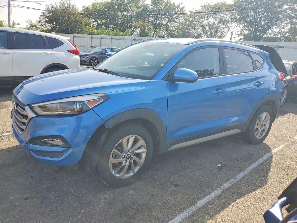 2017 Hyundai Tucson VIN KM8J3CA44HU303104 COPART salvage auction — FRONT END, Oh - Certificate Of Title, sold $1,700 on 2026-07-08 (photo 1)