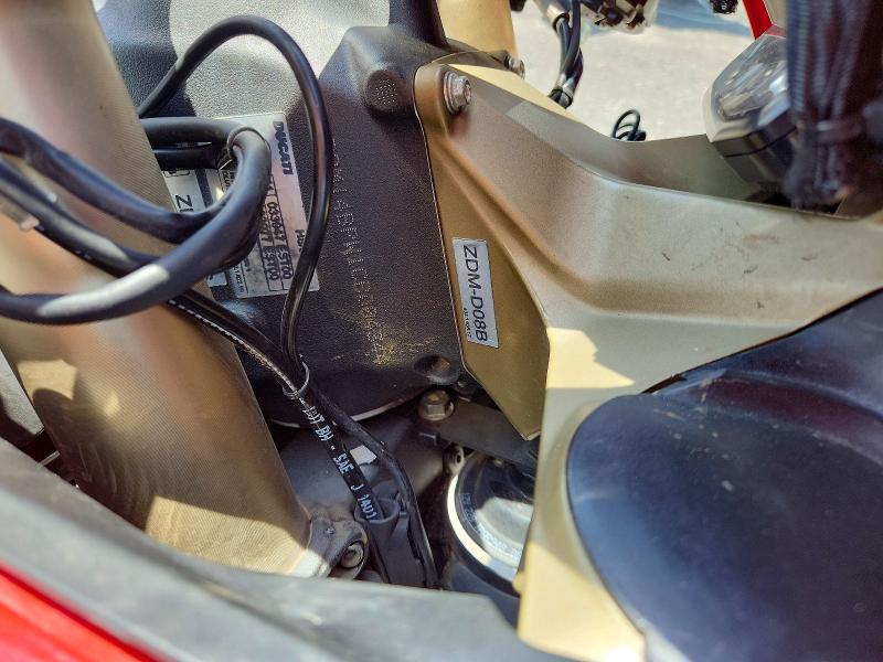 2012 Ducati 620 VIN ZDM14BPW1CB004344 COPART salvage auction — FRONT END, LA - CERT OF TITLE-SALVAGE, sold $3,300 on 2026-07-16 (photo 8)