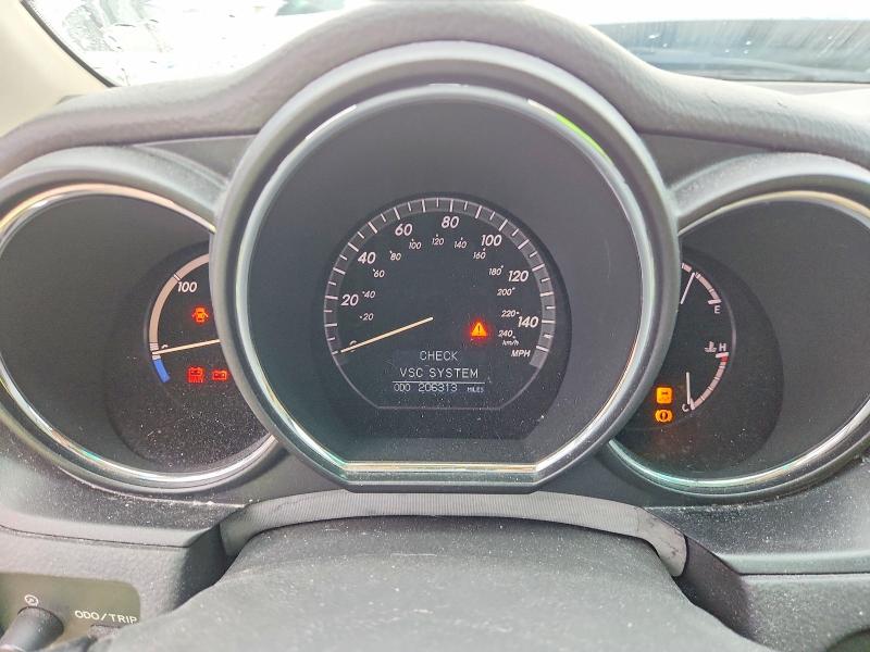2008 Lexus Rx VIN JTJGW31U782008187 COPART salvage auction — FRONT END, TX - SALVAGE VEHICLE TITLE, sold $625 on 2026-07-27 (photo 9)