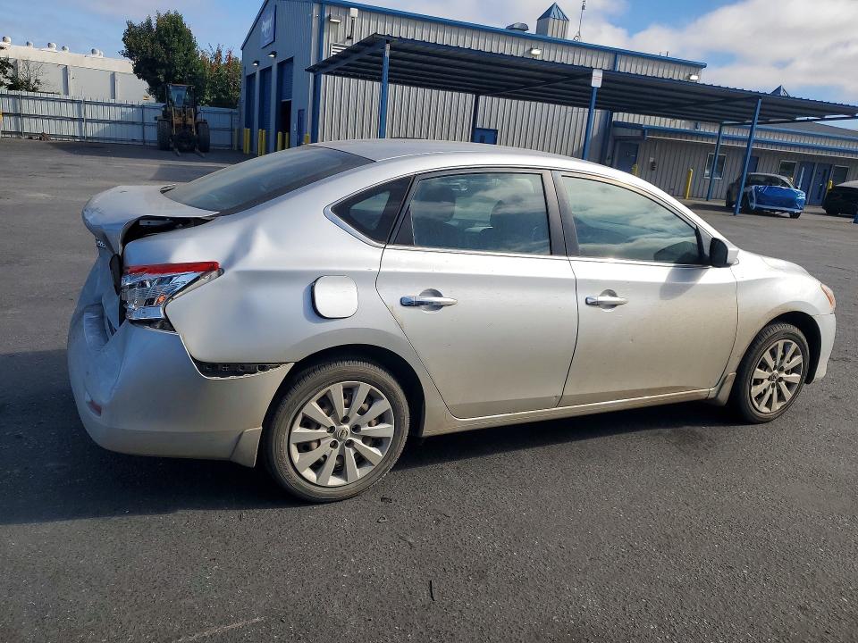 2015 Nissan Sentra VIN 3N1AB7AP4FY238227 COPART salvage auction — REAR END, Ca - Salvage Certificate, sold $525 on 2026-07-23 (photo 3)