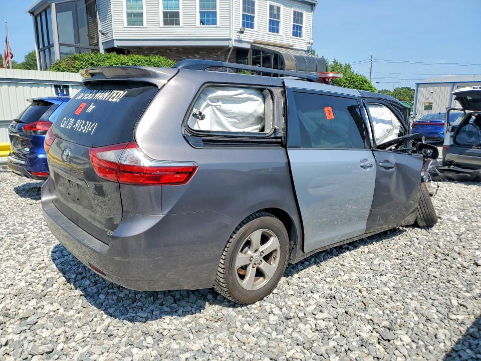 2017 Toyota Sienna VIN 5TDKZ3DC1HS820648 COPART salvage auction — FRONT END, Ma - Cert Of Title-Salvage, sold $1,750 on 2026-07-16 (photo 3)