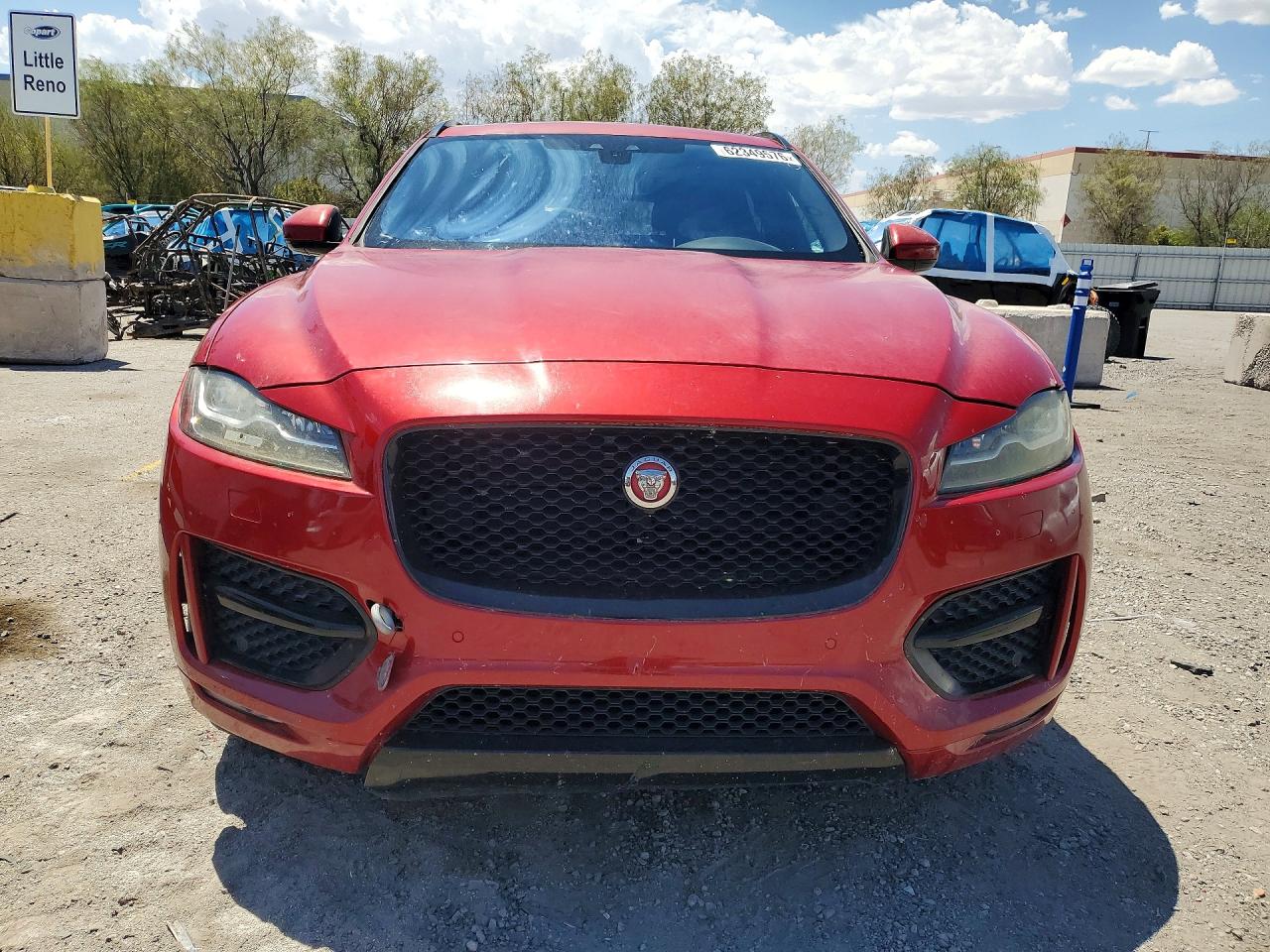 2017 Jaguar F-pace VIN SADCL2BV4HA887606 COPART salvage auction — Front End, NV - CERTIFICATE OF TITLE, sold $1,700 on 2026-09-03 (photo 5)