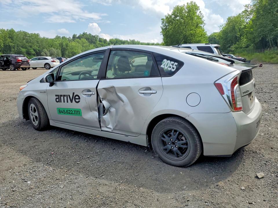 2014 Toyota Prius VIN JTDKN3DU3E0362145 COPART salvage auction — SIDE, Ny - Mv-907A Salvage Certificate, sold $750 on 2026-07-28 (photo 2)