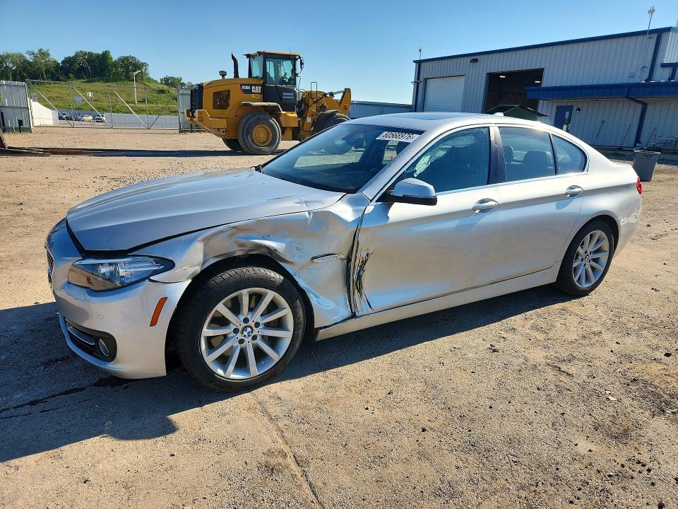 2015 BMW 5er VIN WBA5B3C52FD545480 COPART salvage auction — FRONT END, Wi - Certificate Of Title, sold $6,200 on 2026-08-04 (photo 1)