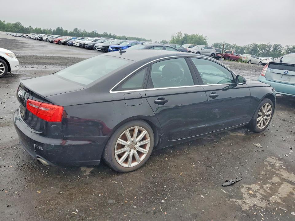 2014 Audi A6 VIN WAUGFAFC9EN124540 COPART salvage auction — REAR END, Va - Certificate Of Title, sold $725 on 2026-07-29 (photo 3)