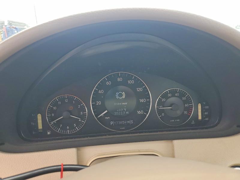 2009 Mercedes-benz Clk-class VIN WDBTJ56HX9F268308 COPART salvage auction — REAR END, MI - CERTIFICATE OF TITLE, sold $500 on 2026-08-07 (photo 9)