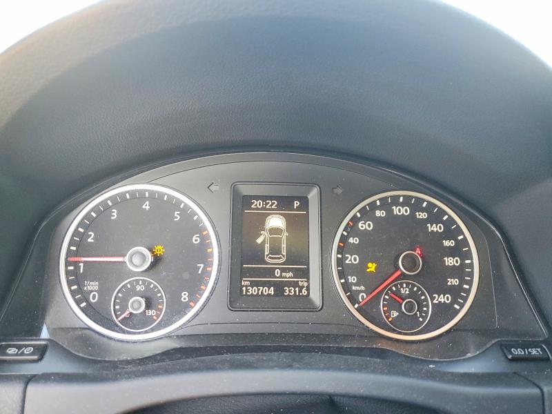 2016 Volkswagen Tiguan VIN WVGJV7AX1GW606808 COPART salvage auction — FRONT END, ON - PERMIT NO BRAND - UNFIT, sold $1,450 on 2026-08-18 (photo 9)