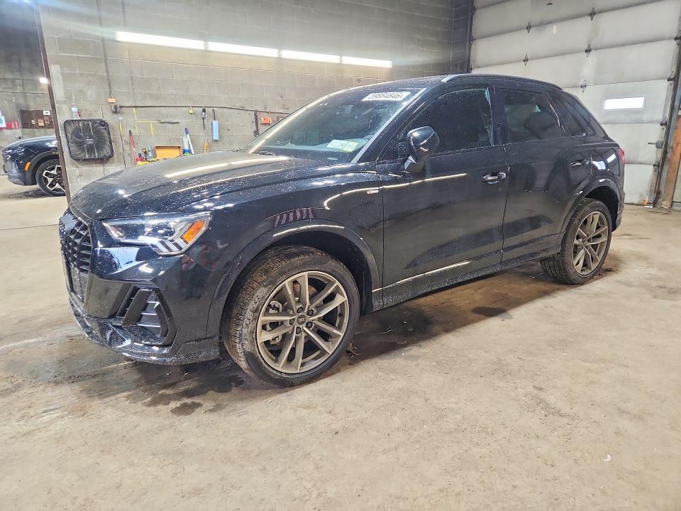 2025 Audi Q3 VIN WA1DECF3XS1016784 COPART salvage auction — SIDE, NY - MV-907A SALVAGE CERTIFICATE, sold $150 on 2026-07-27 (photo 1)