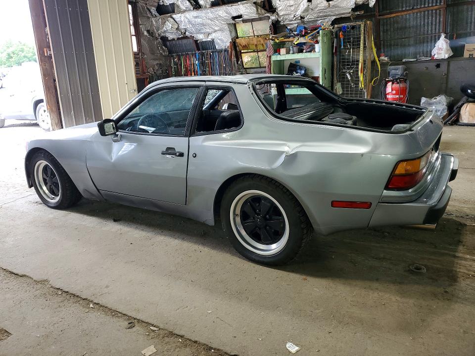 1983 Porsche 944 VIN WP0AA0940DN453471 COPART salvage auction — ROLLOVER, NY - MV-907A SALVAGE CERTIFICATE (P), sold $3,250 on 2026-07-27 (photo 2)