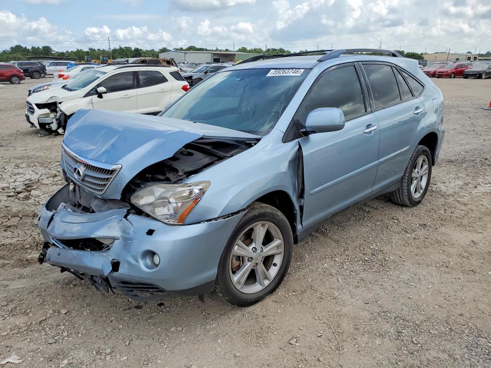 2008 Lexus Rx VIN JTJGW31U782008187 COPART salvage auction — FRONT END, TX - SALVAGE VEHICLE TITLE, sold $625 on 2026-07-27 (photo 1)