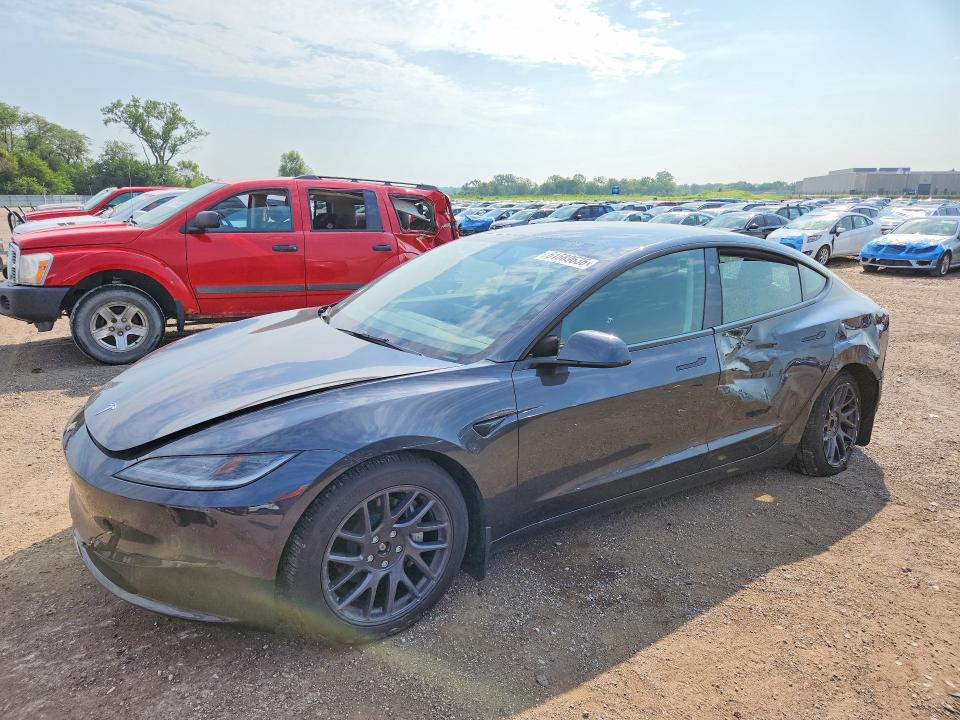 2025 Tesla Model 3 VIN 5YJ3E1EB8SF997994 — COPART salvage auction photo