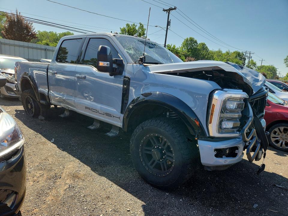 2024 Ford F-250 super duty VIN 1FT8W2BM5REF41025 COPART salvage auction — ALL OVER, Ct - Cert Of Title-Salvage, sold $22,300 on 2026-07-31 (photo 4)