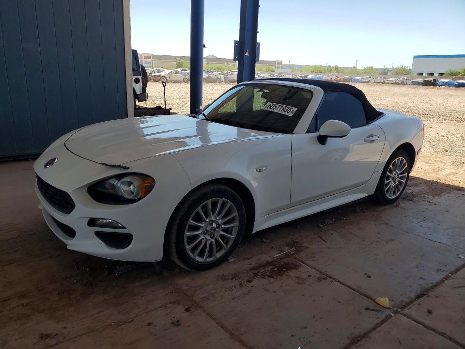 2017 Fiat 124 spider VIN JC1NFAEK1H0107829 COPART salvage auction — MECHANICAL, Salvage Title, sold $2,600 on 2026-07-21 (photo 1)