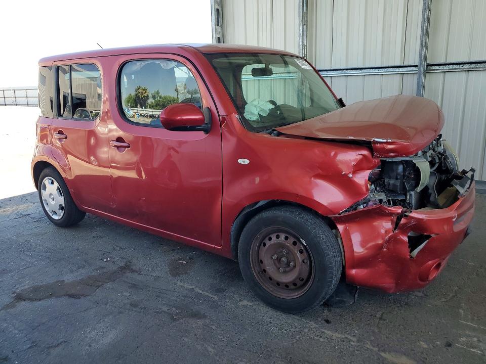 2009 Nissan Cube VIN JN8AZ28R99T125149 COPART salvage auction — FRONT END, CA - SALVAGE CERTIFICATE, sold $625 on 2026-07-16 (photo 4)