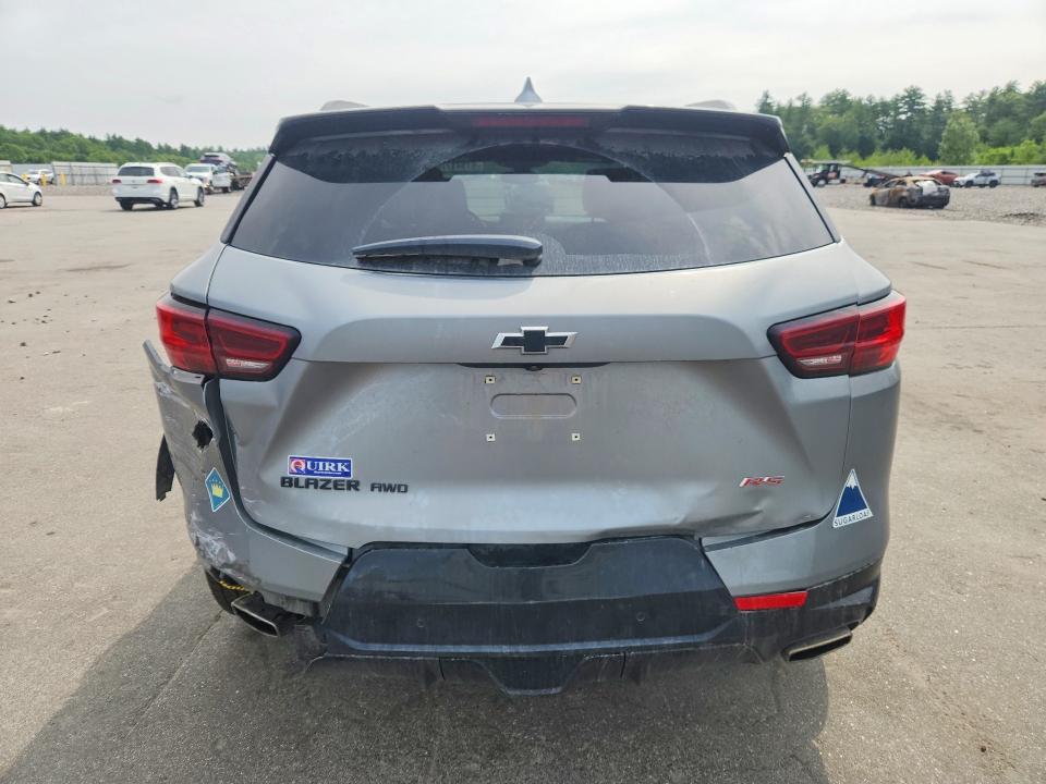 2023 Chevrolet Blazer VIN 3GNKBKRS2PS235254 COPART salvage auction — REAR END, ME - CERT OF TITLE-SALVAGE COLLISIO, sold $9,500 on 2026-09-01 (photo 6)