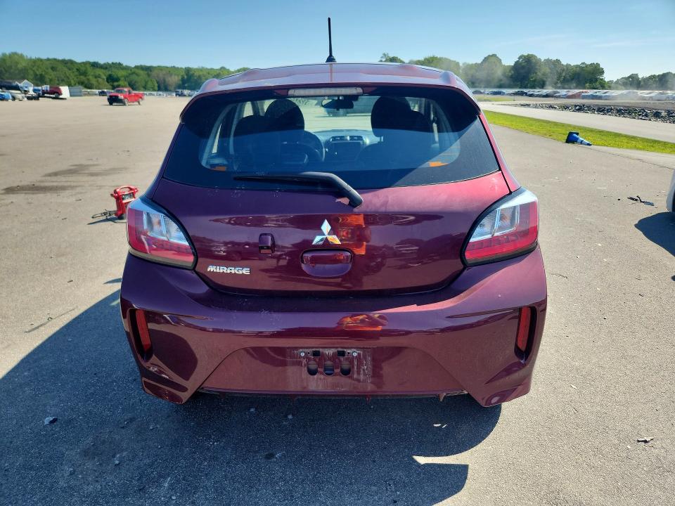 2024 Mitsubishi Mirage VIN ML32AUHJ2RH019063 COPART salvage auction — FRONT END, Fl - Cert Of Title Slvg Rebuildable, sold $100 on 2026-07-22 (photo 6)