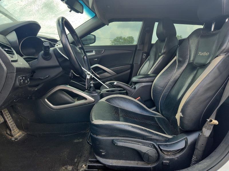 2014 Hyundai Veloster VIN KMHTC6AE4EU188874 COPART salvage auction — FRONT END, Salvage Title, sold $775 on 2026-07-22 (photo 7)